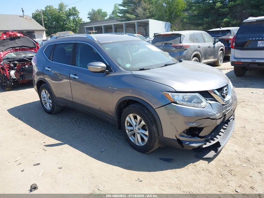 2016 NISSAN ROGUE SV | KNMAT2MV0GP693201 | UPCARS