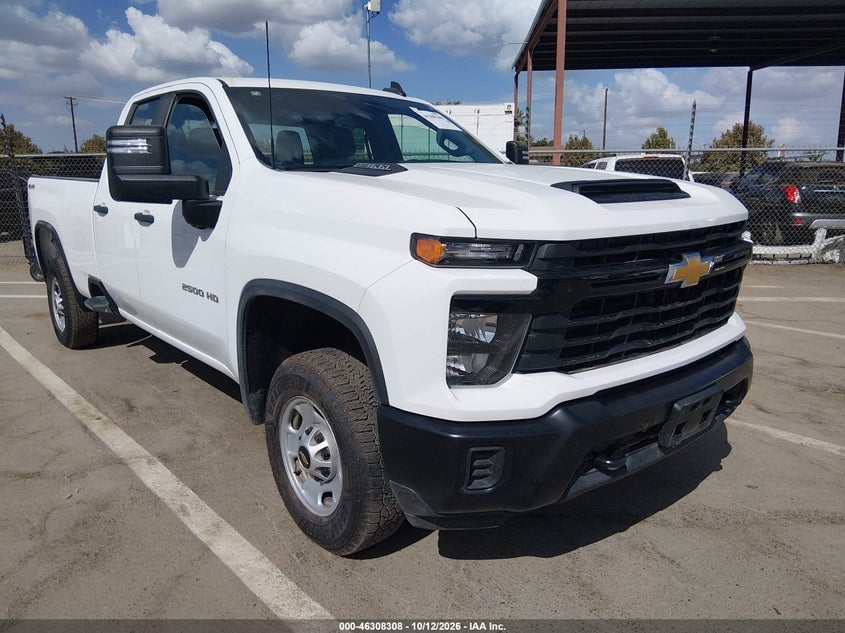 2024 CHEVROLET SILVERADO 2500HD 4WD  LONG BED WORK TRUCK | 1GC5YLE76RF289949 | UPCARS