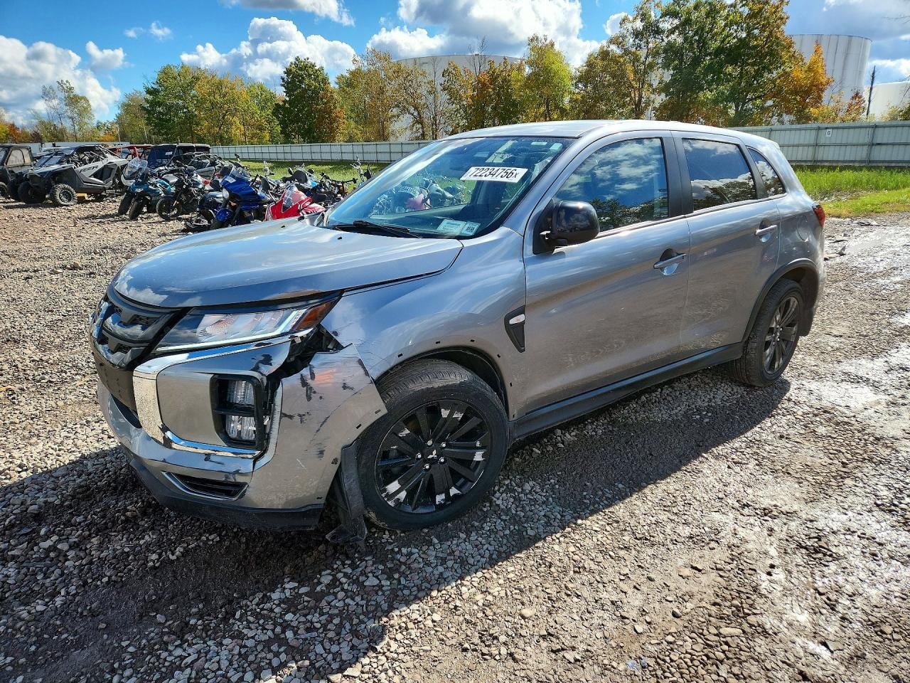 2022 MITSUBISHI OUTLANDER ES | JA4ARUAU7NU021702 | UPCARS