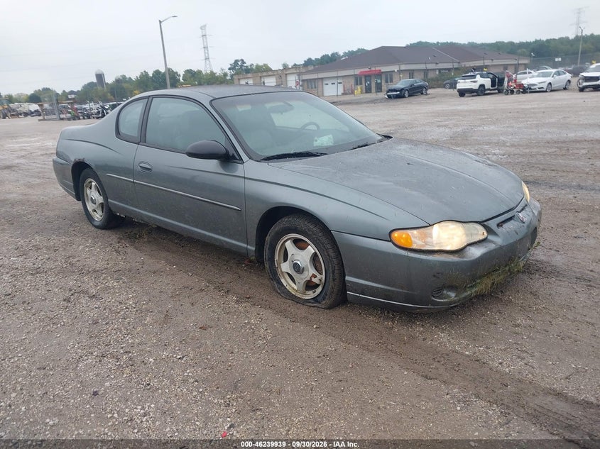 2004 CHEVROLET MONTE CARLO LS | 2G1WW12E049210531 | UPCARS