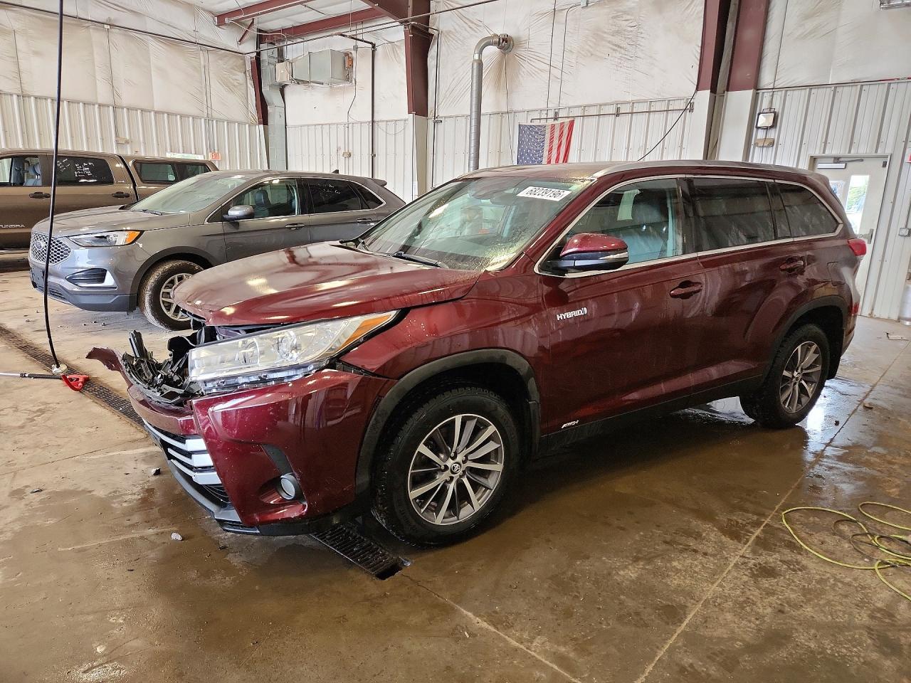 2019 TOYOTA HIGHLANDER XLE | 5TDJGRFH1KS063612 | UPCARS