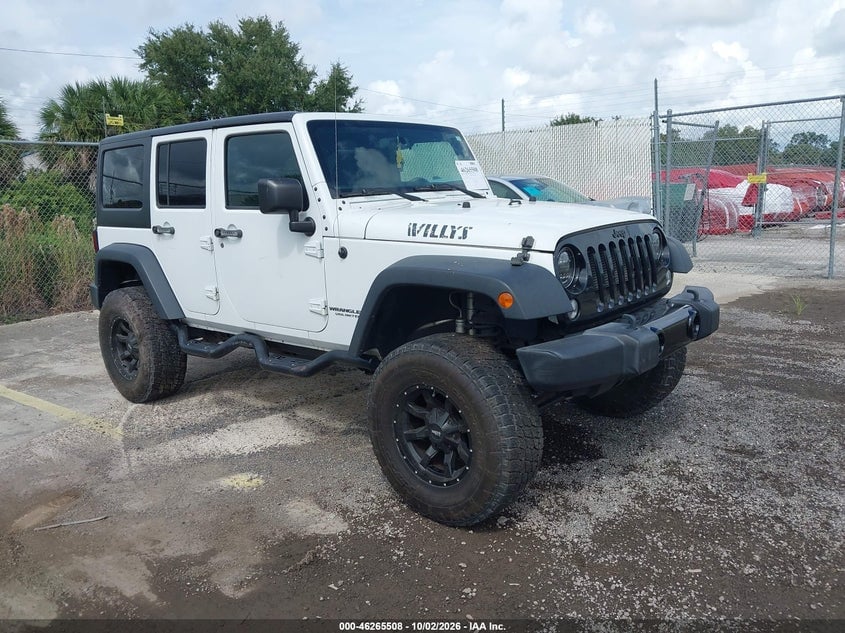 2017 JEEP WRANGLER UNLIMITED WILLY WHEELER 4X4 | 1C4BJWDG0HL653101 | UPCARS