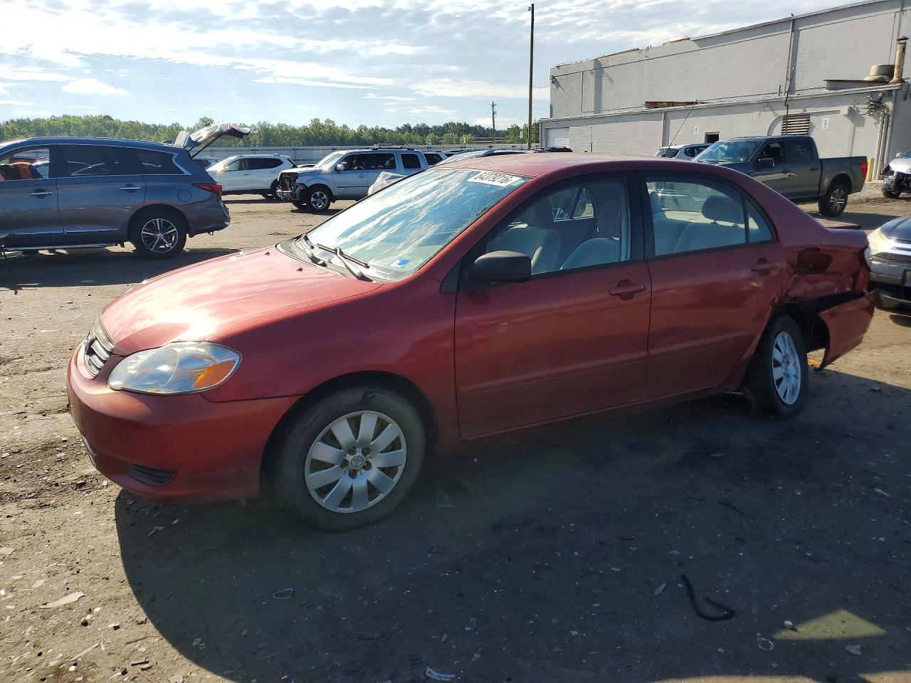 2003 TOYOTA COROLLA LE | 2T1BR38E43C159954 | UPCARS