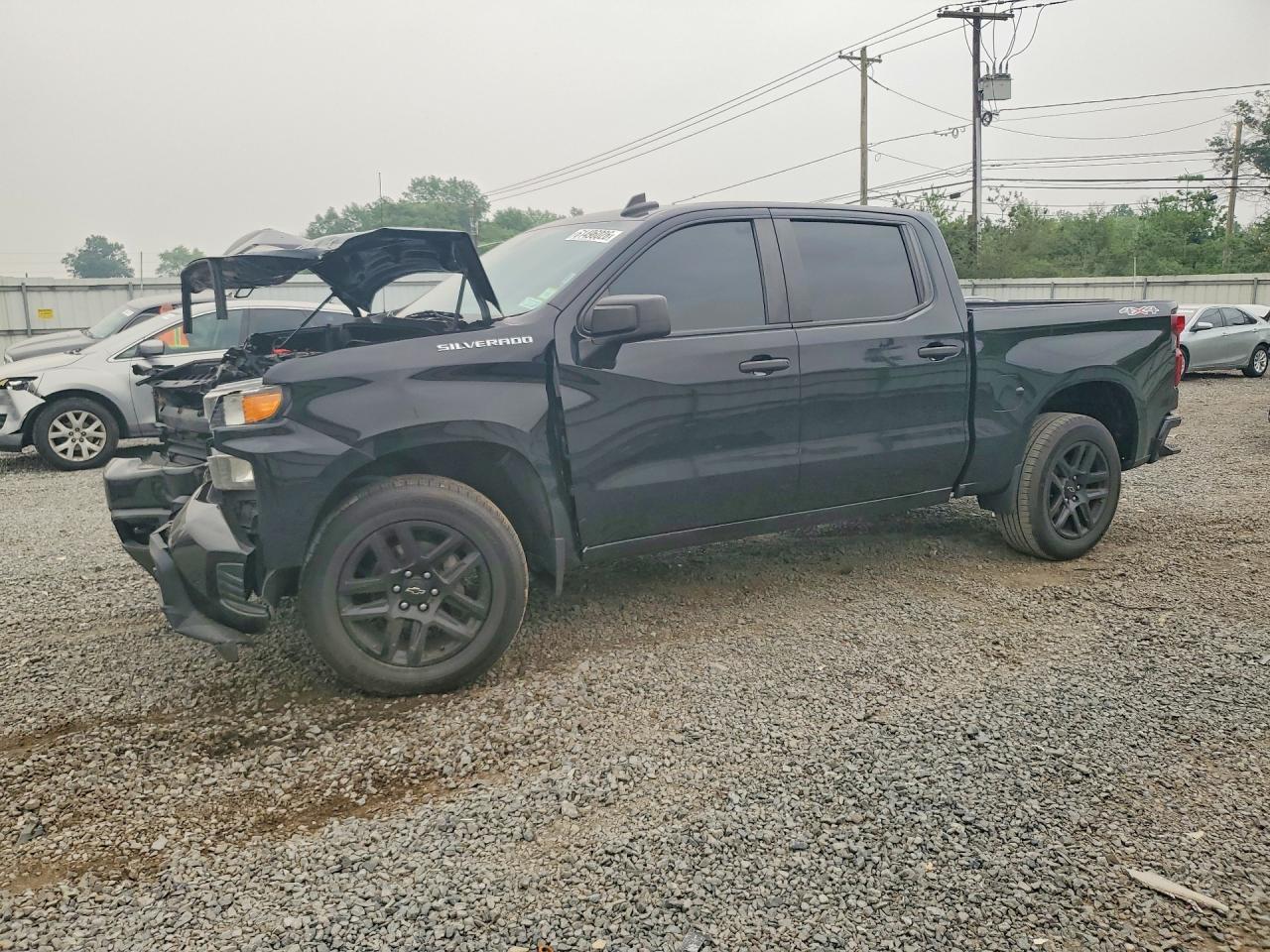 2022 CHEVROLET SILVERADO K1500 CUSTOM | 3GCPYBEK4NG106824 | UPCARS