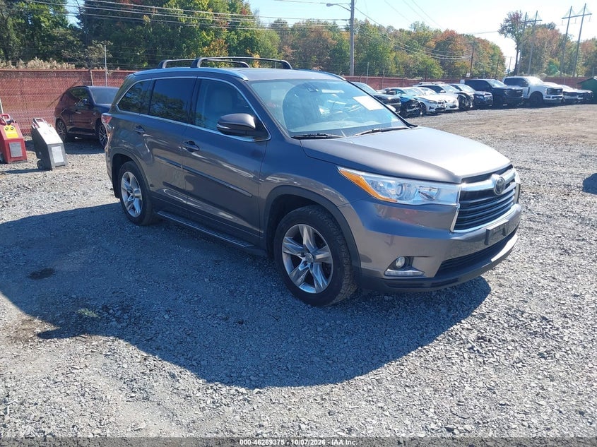 2015 TOYOTA HIGHLANDER LIMITED PLATINUM V6 | 5TDDKRFH5FS112795 | UPCARS