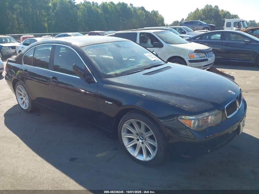 2002 BMW 745I | WBAGL63452DP56780 | UPCARS