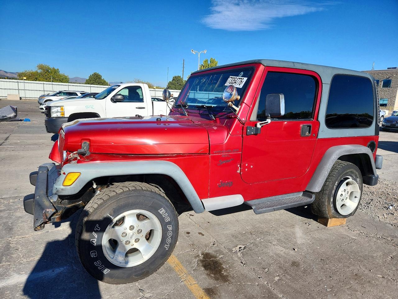 1999 JEEP WRANGLER SPORT | 1J4FY19S7XP473158 | UPCARS