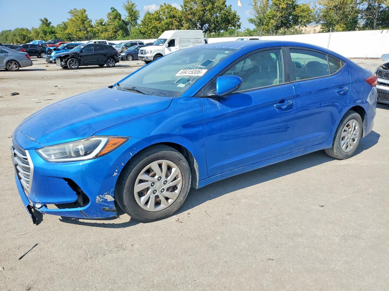 2017 HYUNDAI ELANTRA SE | KMHD74LFXHU068455 | UPCARS