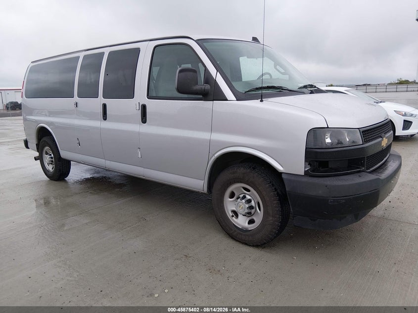 2020 CHEVROLET EXPRESS PASSENGE RWD 3500 EXTENDED WHEELBASE LS | 1GAZGNFG1L1234014 | UPCARS