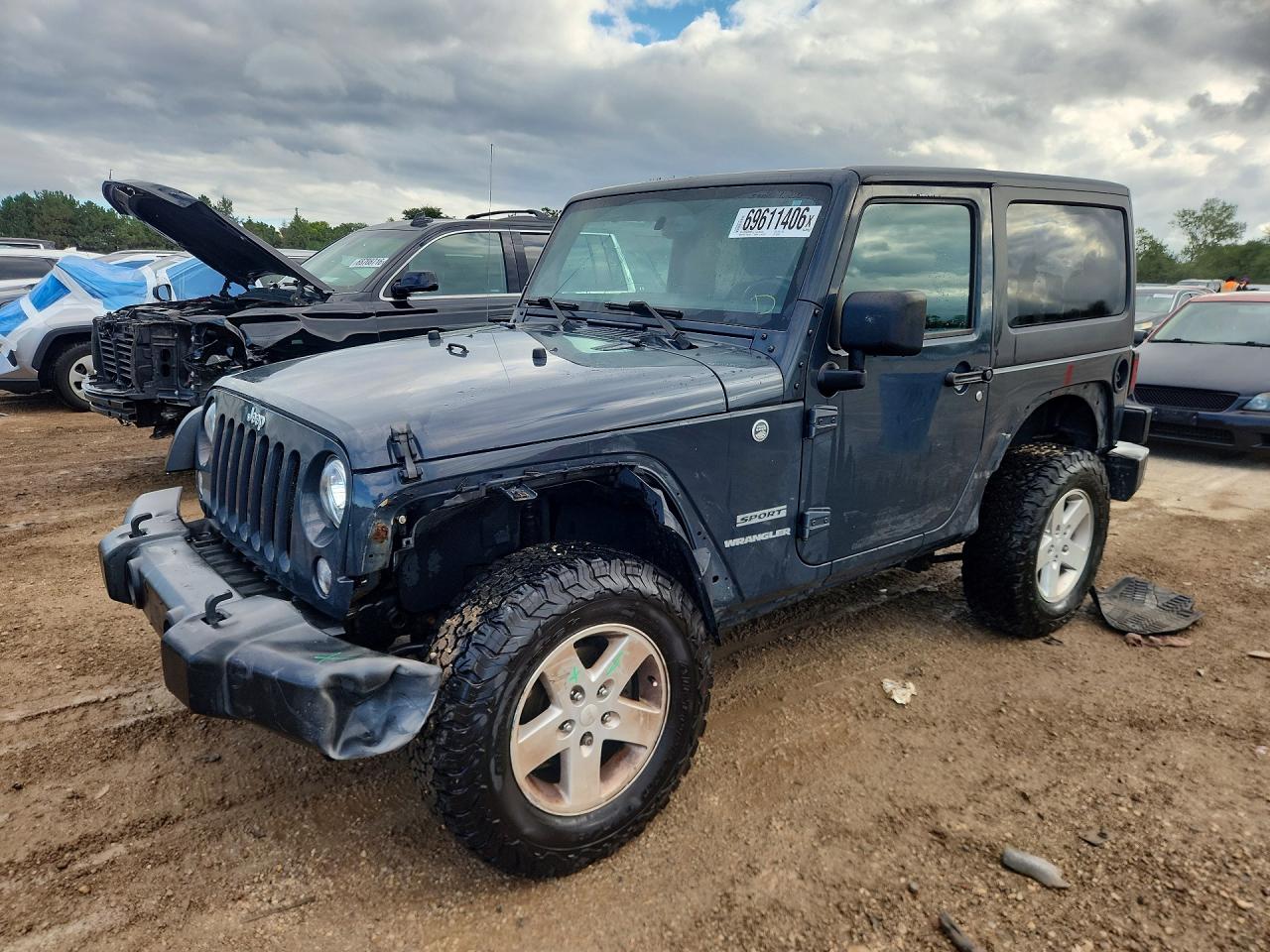 2017 JEEP WRANGLER SPORT | 1C4AJWAG4HL663923 | UPCARS