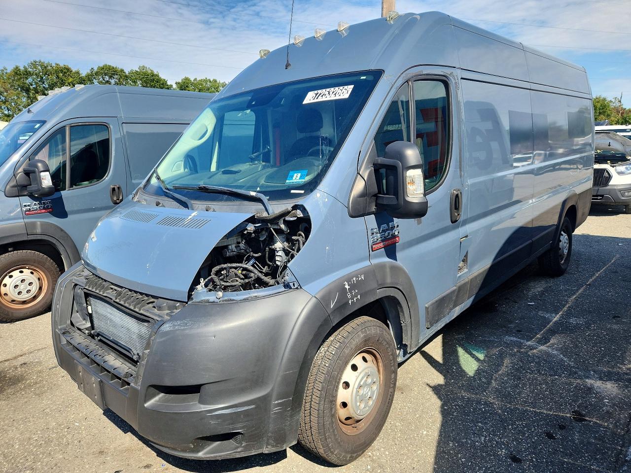 2021 RAM PROMASTER DELIVERY VAN | 3C6MRVJG6ME536178 | UPCARS