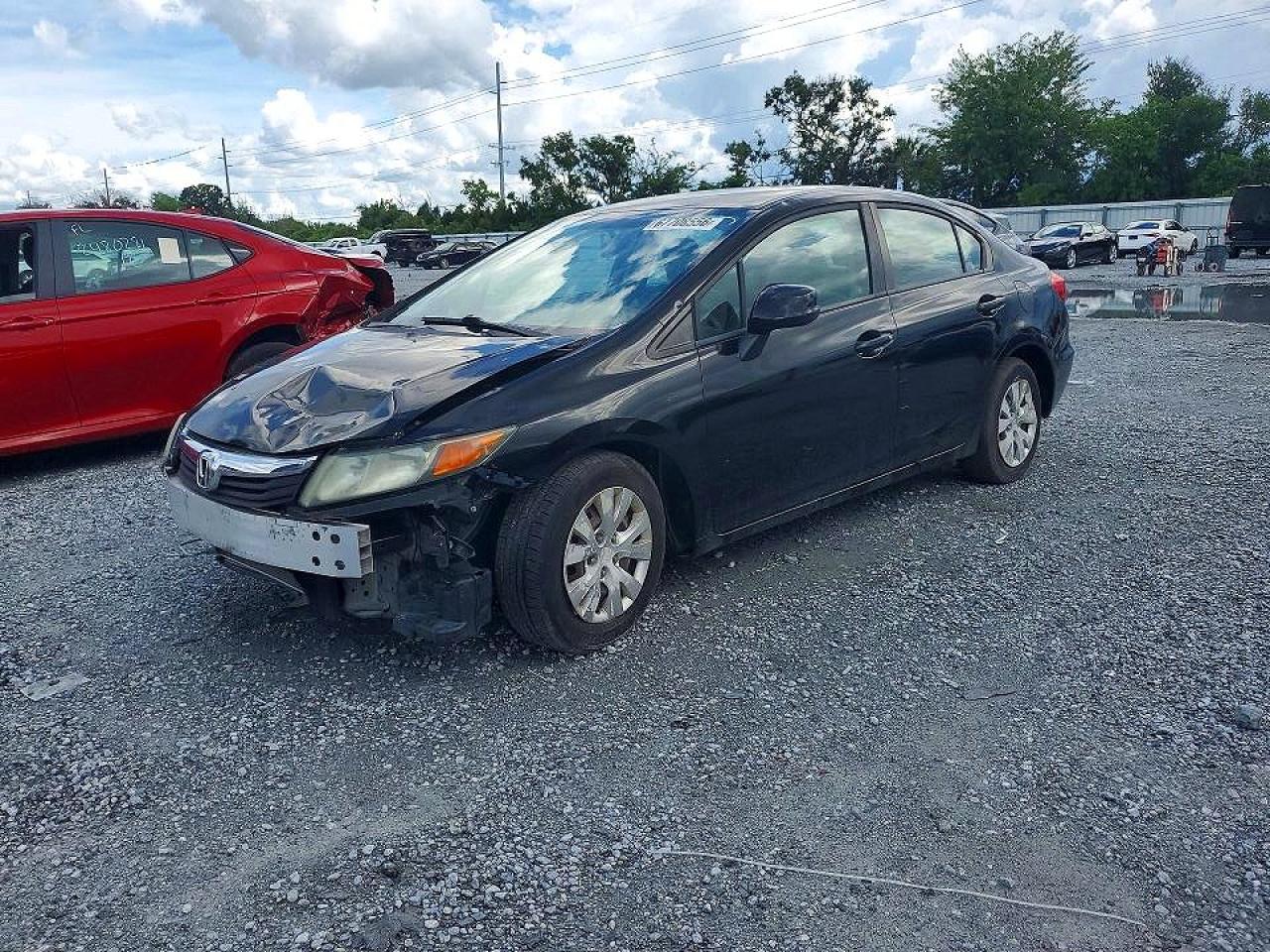 2012 HONDA CIVIC LX | 19XFB2F5XCE053187 | UPCARS