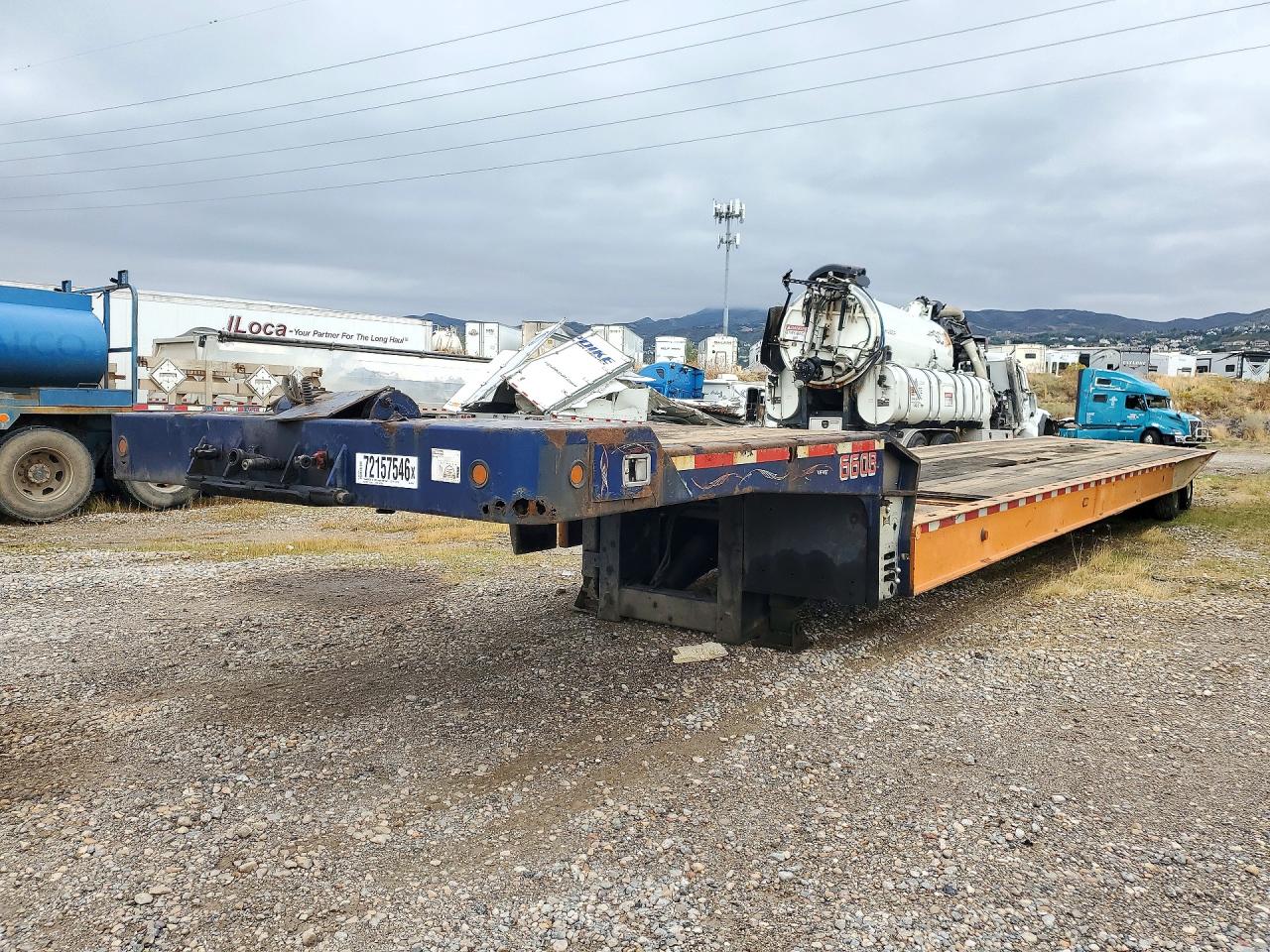 2001 LANDOLL 660 DROP DECK EQUIPMENT TRAILER | 1LH660WH111B11952 | UPCARS