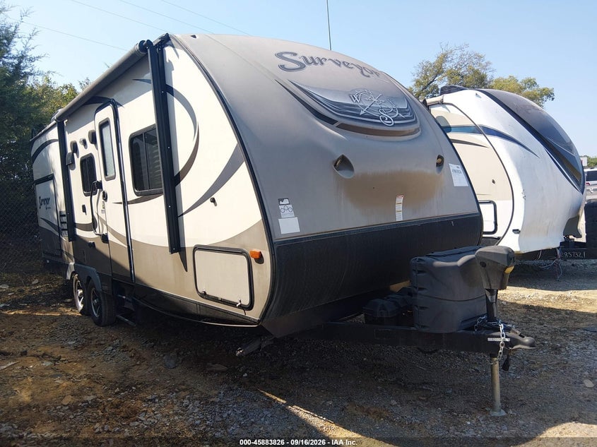 2016 FOREST RIVER SURVEYOR | 4X4TSVZ21GL028269 | UPCARS