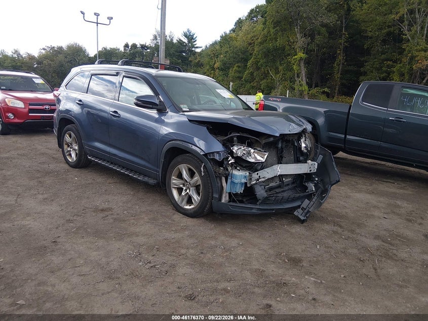 2016 TOYOTA HIGHLANDER LIMITED V6 | 5TDDKRFH4GS257845 | UPCARS