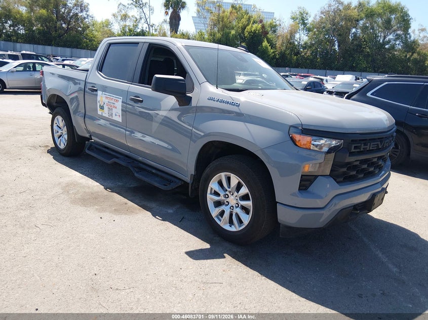 2025 CHEVROLET SILVERADO 1500 2WD  SHORT BED CUSTOM | 1GCPABEK4SZ134364 | UPCARS