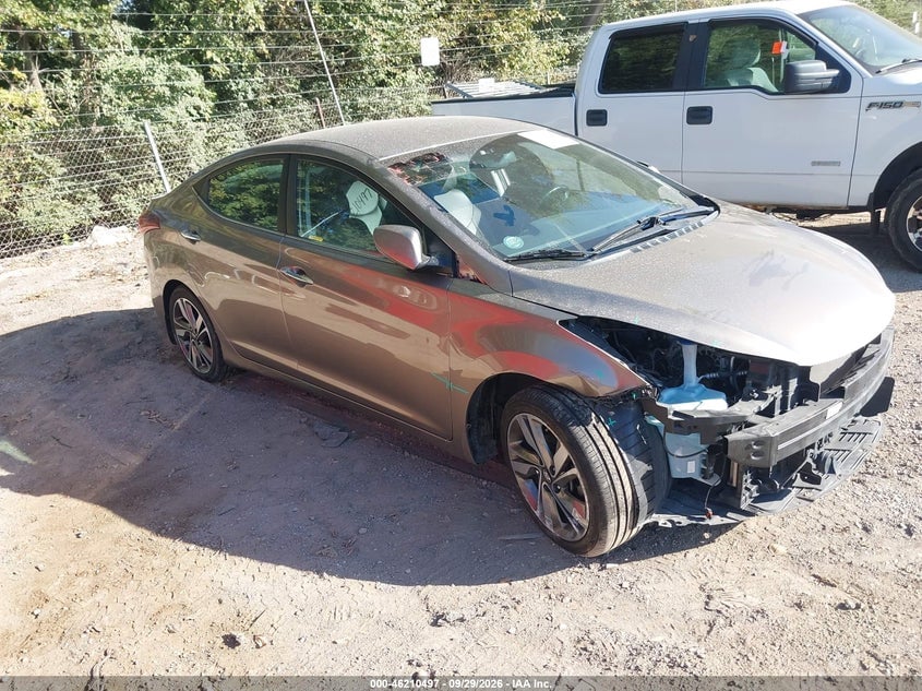 2014 HYUNDAI ELANTRA LIMITED | 5NPDH4AE4EH517307 | UPCARS