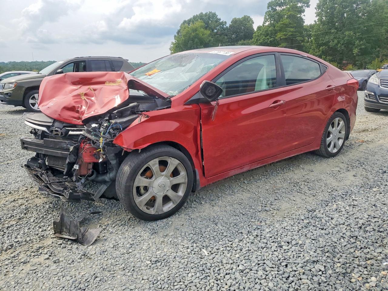 2013 HYUNDAI ELANTRA LIMITED | KMHDH4AEXDU668927 | UPCARS