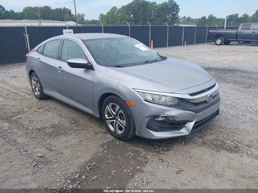 2017 HONDA CIVIC LX | 19XFC2F51HE077320 | UPCARS