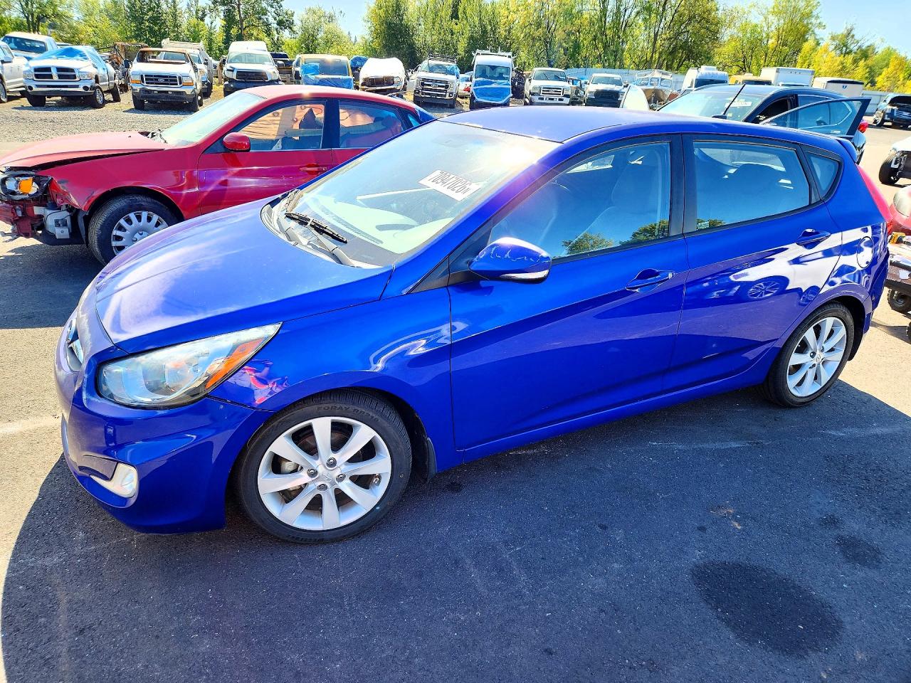 2013 HYUNDAI ACCENT SE | KMHCU5AEXDU111609 | UPCARS