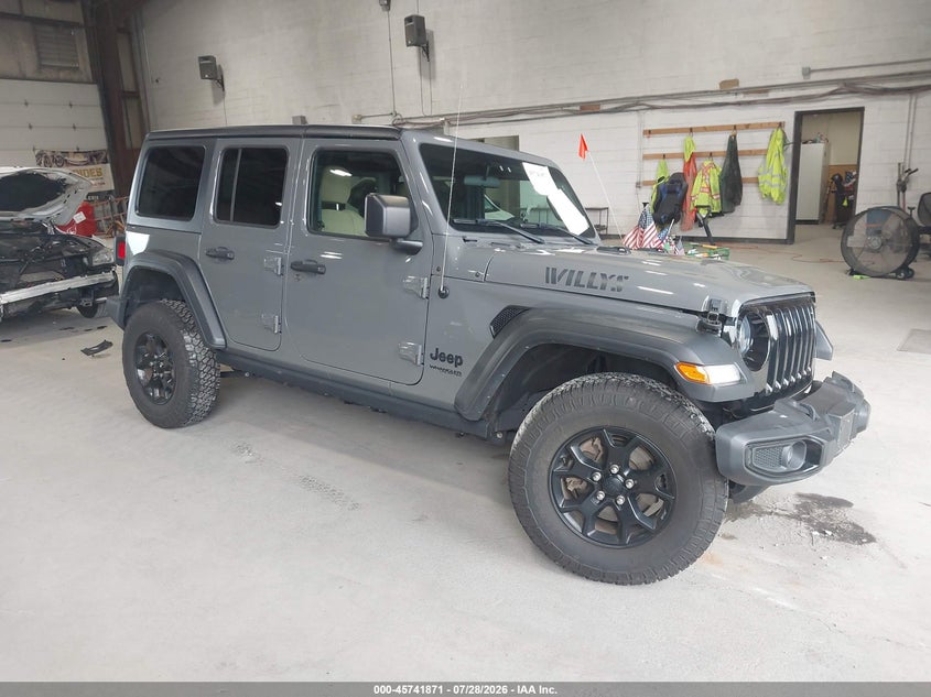 2021 JEEP WRANGLER UNLIMITED WILLYS SPORT 4X4 | 1C4HJXDN5MW859215 | UPCARS