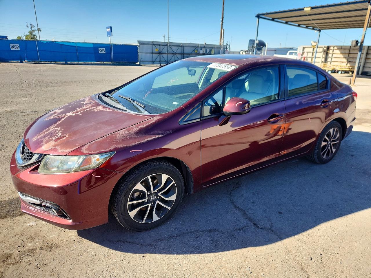 2013 HONDA CIVIC EXL | 2HGFB2F9XDH507593 | UPCARS