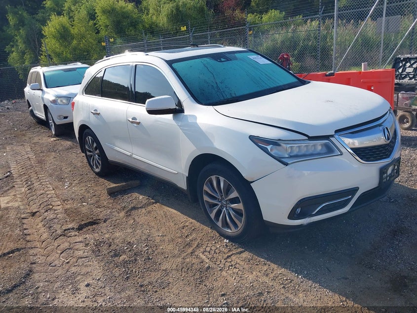 2016 ACURA MDX TECHNOLOGY   ACURAWATCH PLUS PACKAGES/TECHNOLOGY PACKAGE | 5FRYD4H49GB047608 | UPCARS