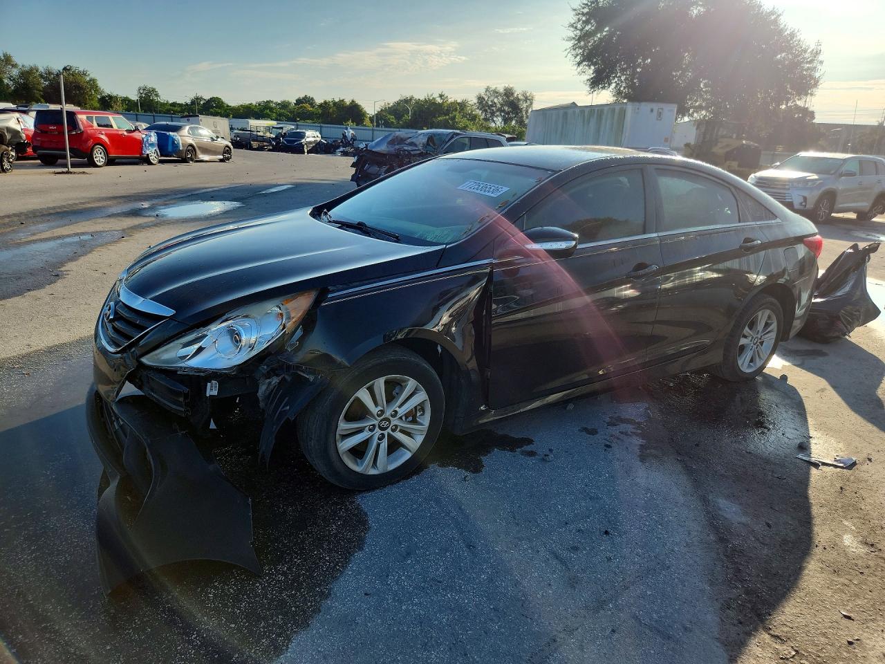 2014 HYUNDAI SONATA GLS | 5NPEB4AC8EH897773 | UPCARS