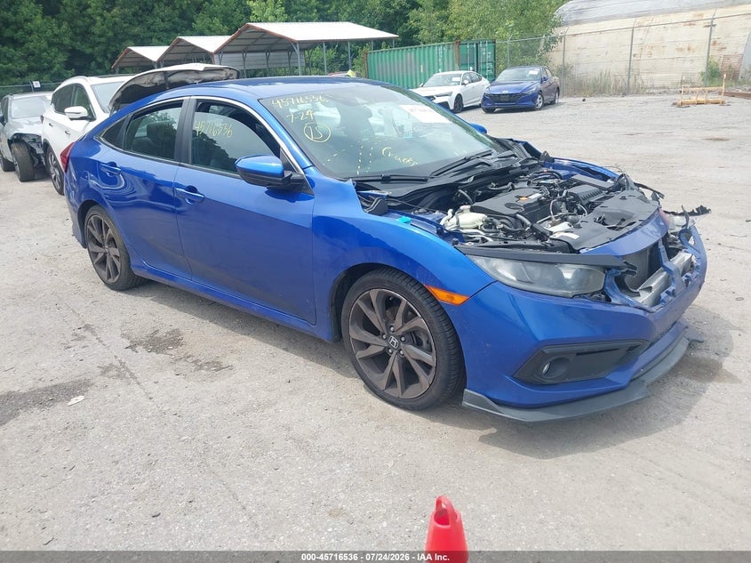 2019 HONDA CIVIC SPORT | 2HGFC2F8XKH578777 | UPCARS