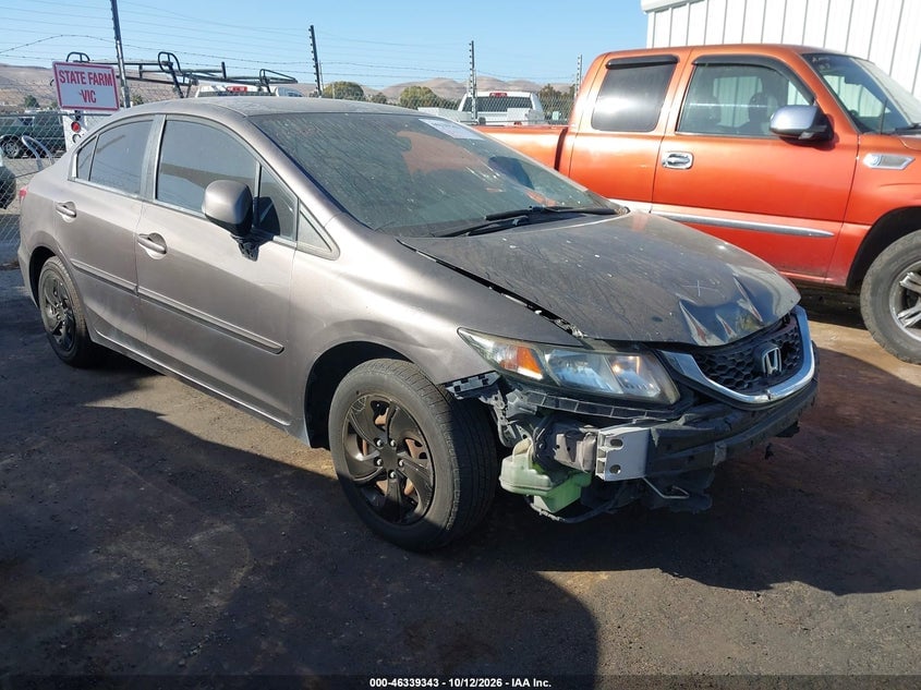 2013 HONDA CIVIC LX | 2HGFB2F51DH542164 | UPCARS