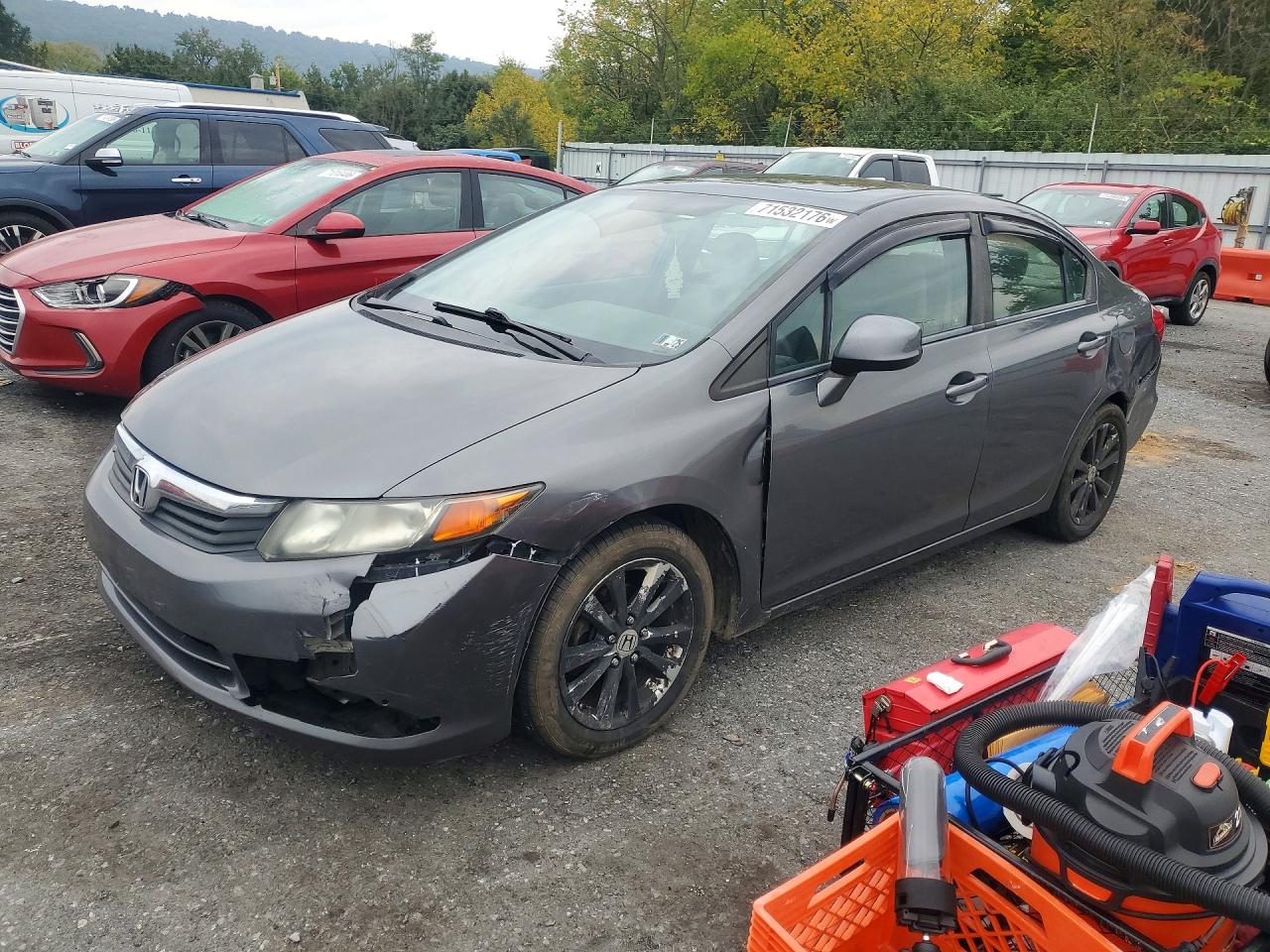 2012 HONDA CIVIC EX | 19XFB2F87CE349164 | UPCARS