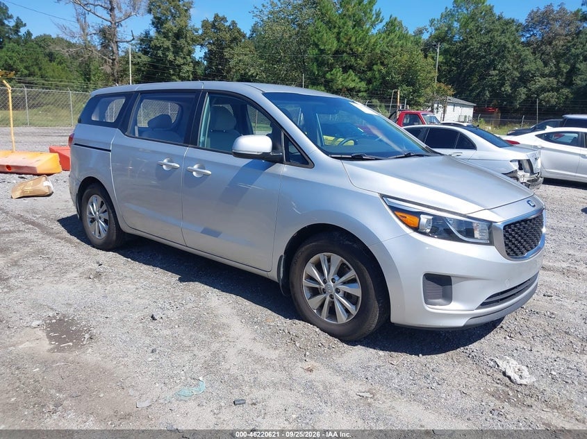2017 KIA SEDONA L | KNDMA5C17H6284994 | UPCARS