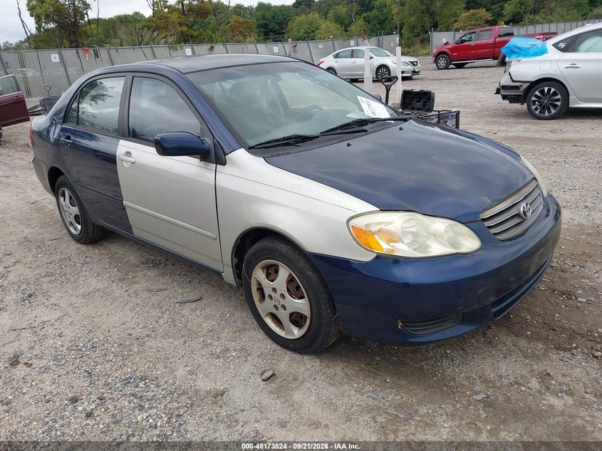 2003 TOYOTA COROLLA LE | JTDBR32EX30044388 | UPCARS