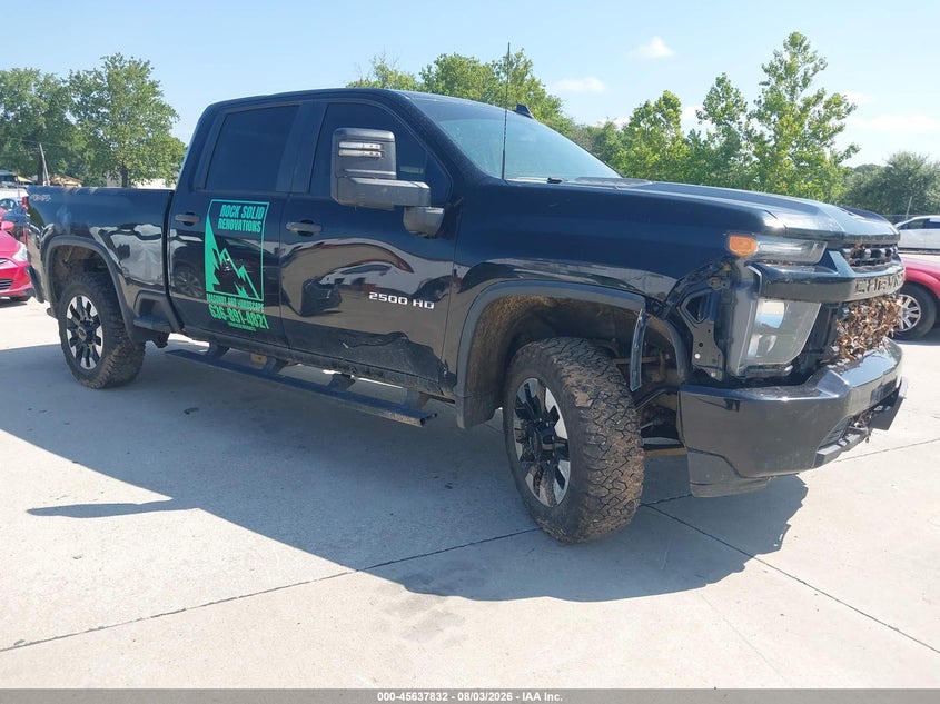 2020 CHEVROLET SILVERADO 2500HD 4WD  STANDARD BED CUSTOM | 1GC4YME73LF120450 | UPCARS