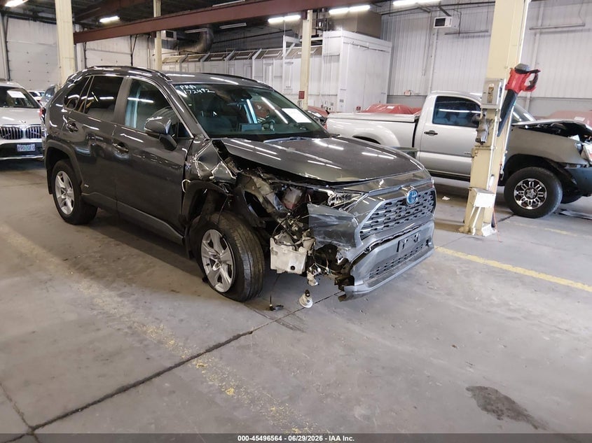2021 TOYOTA RAV4 HYBRID XLE | 4T3RWRFV8MU018227 | UPCARS