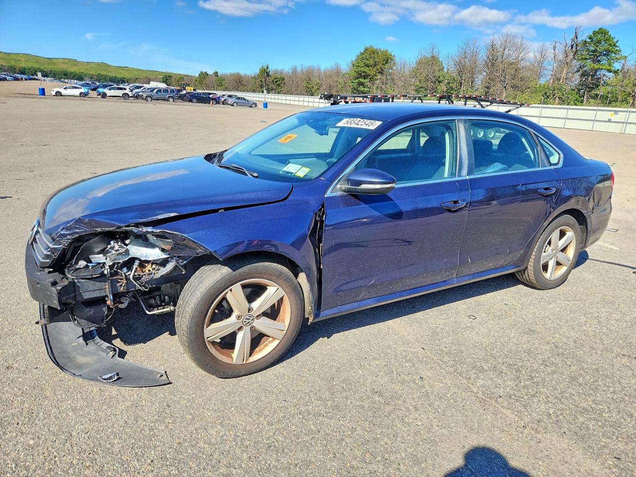2012 VOLKSWAGEN PASSAT SE | 1VWBP7A35CC036546 | UPCARS
