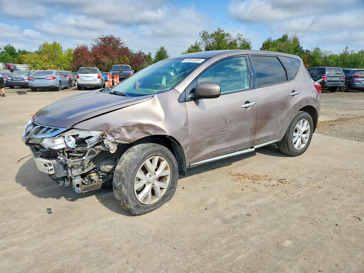 2013 NISSAN MURANO S | JN8AZ1MW1DW308655 | UPCARS