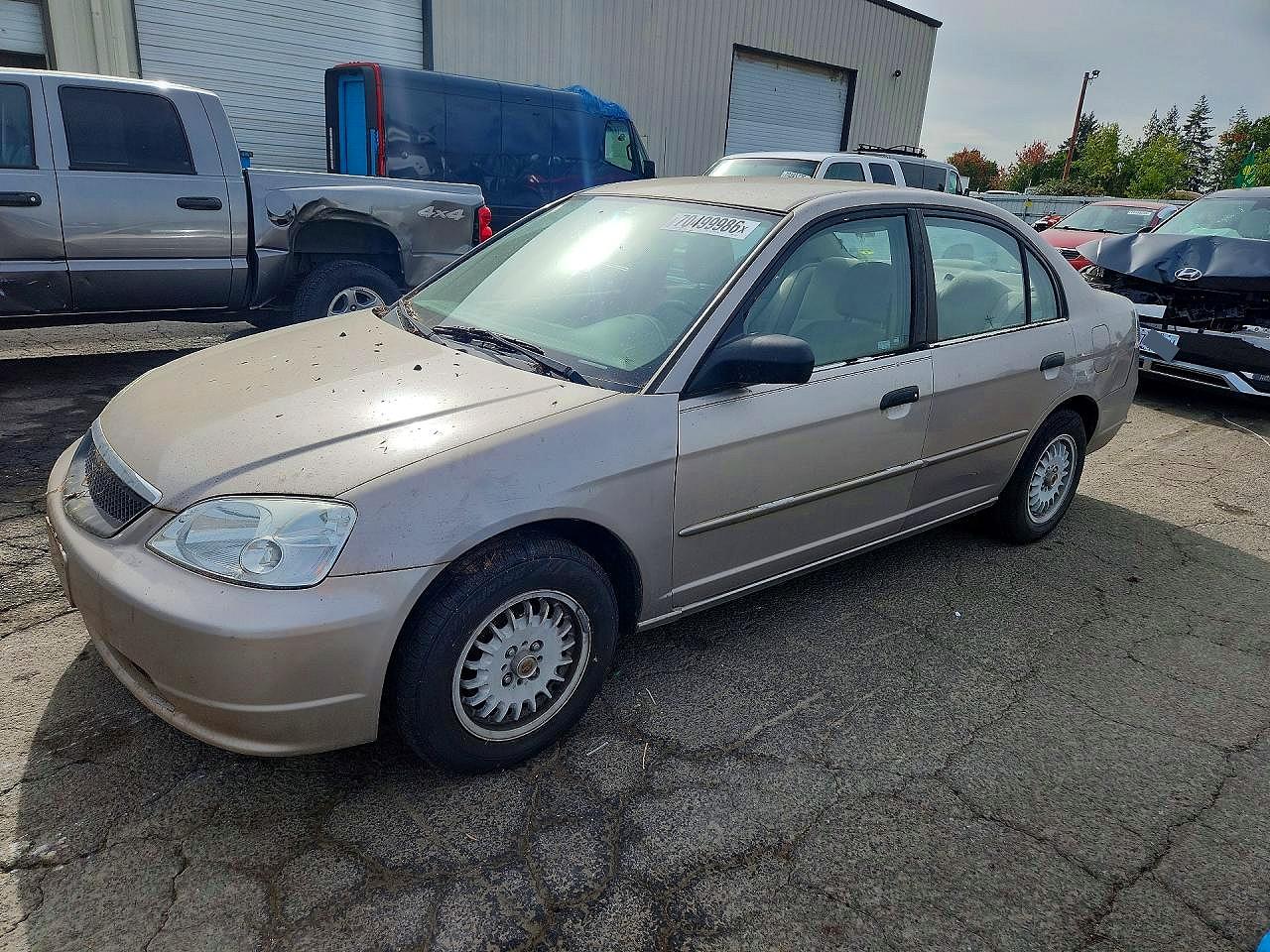 2001 HONDA CIVIC LX | 2HGES16571H575865 | UPCARS