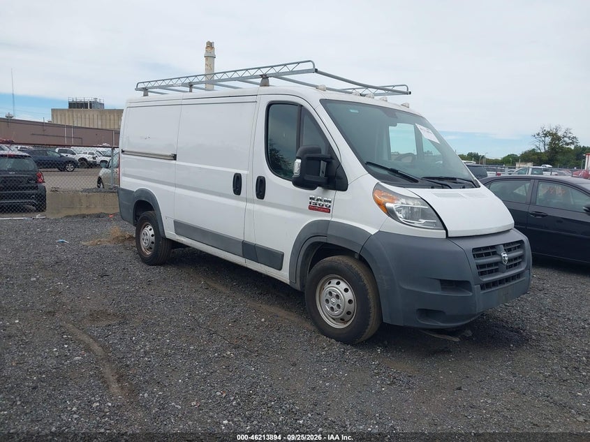 2017 RAM PROMASTER 1500 LOW ROOF 136 WB | 3C6TRVAG7HE517852 | UPCARS