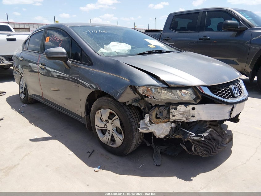 2014 HONDA CIVIC LX | 2HGFB2F52EH514245 | UPCARS