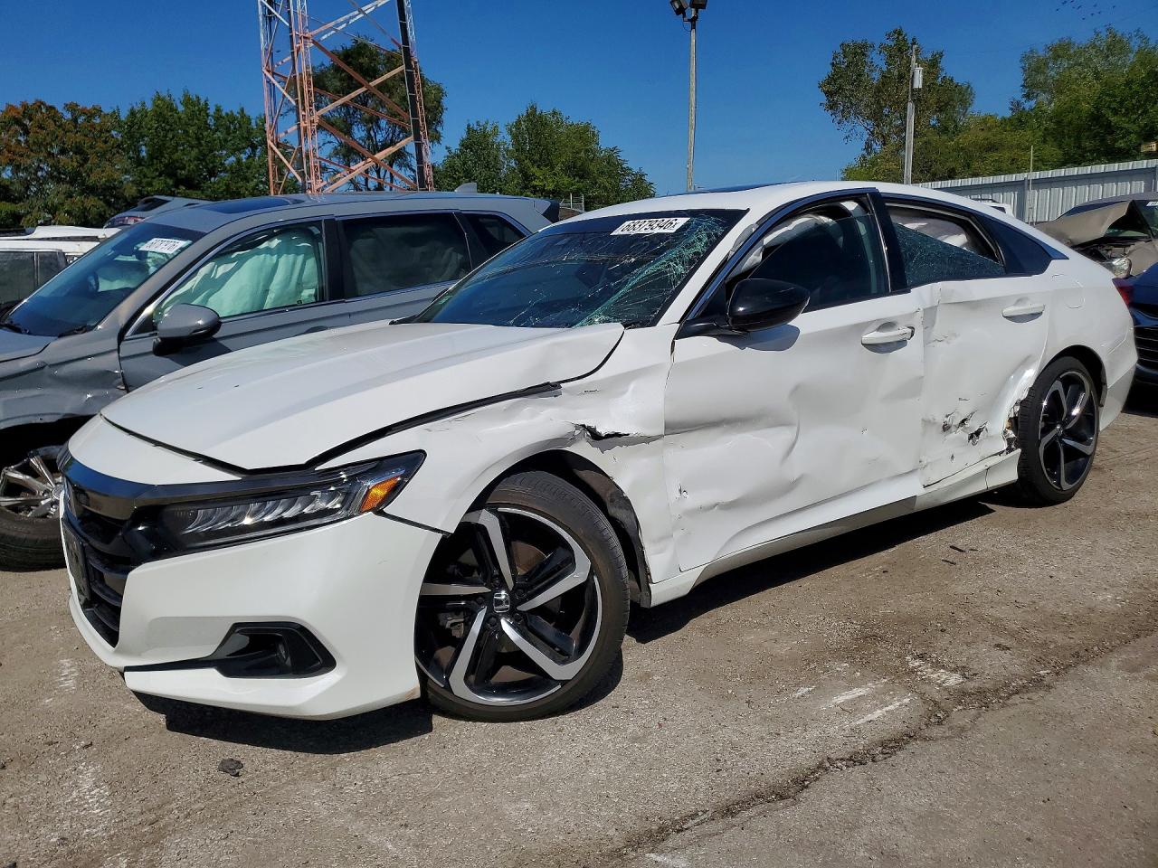 2021 HONDA ACCORD SPORT | 1HGCV2F38MA020655 | UPCARS