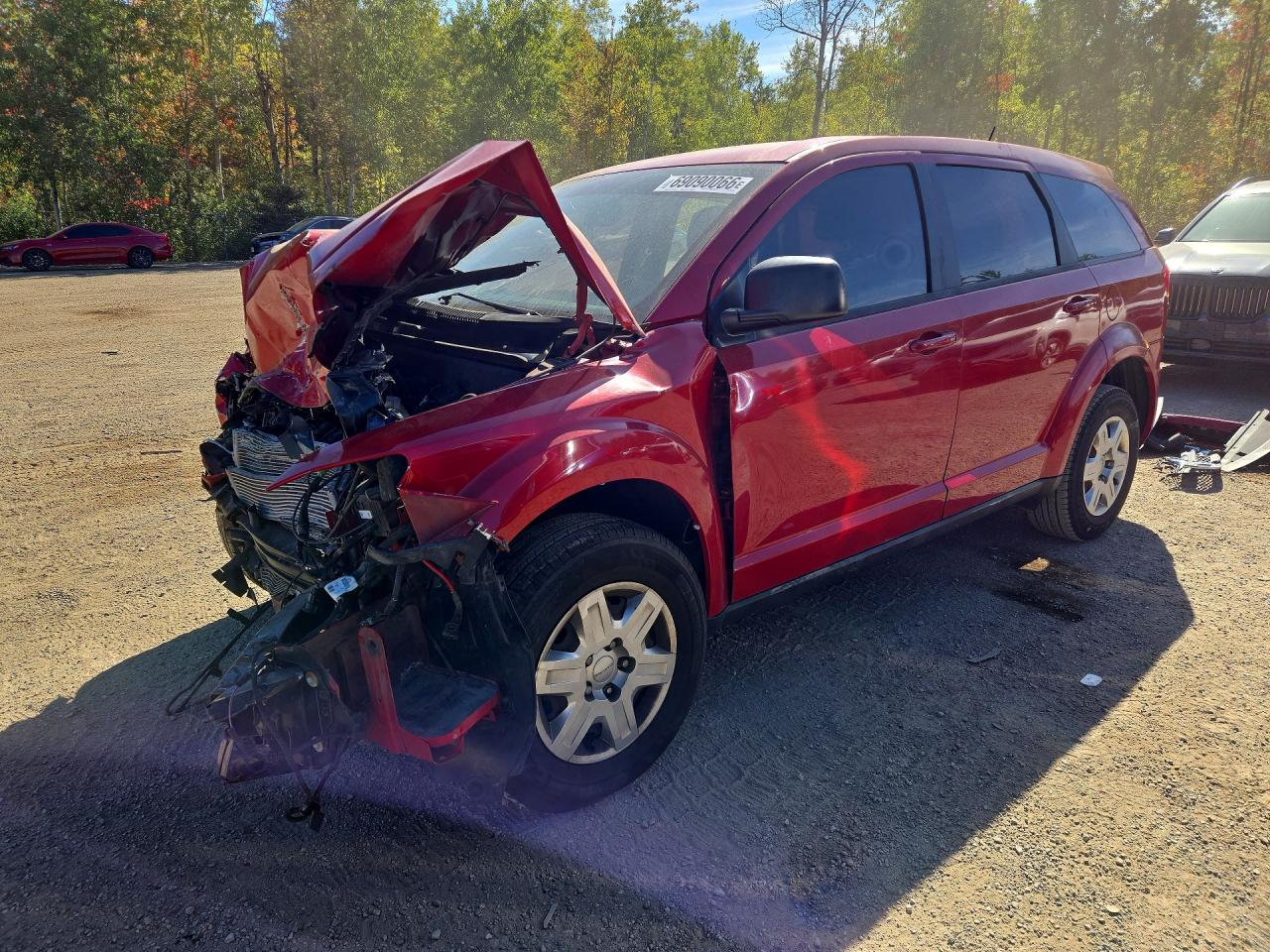 2012 DODGE JOURNEY SE | 3C4PDCABXCT241205 | UPCARS