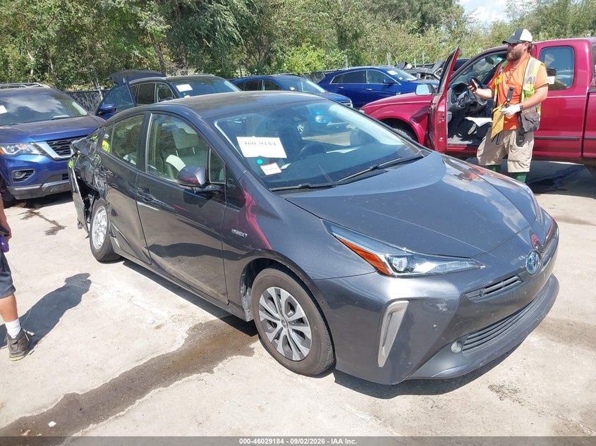 2019 TOYOTA PRIUS XLE | JTDL9RFU0K3004617 | UPCARS