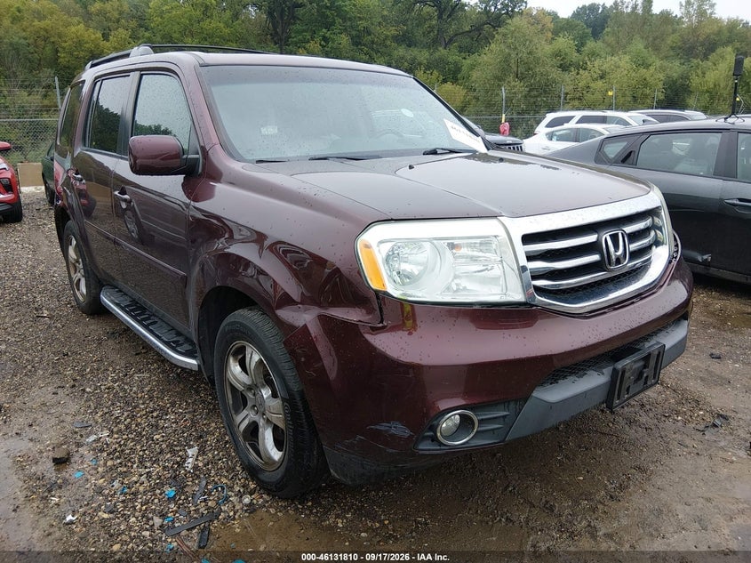 2013 HONDA PILOT EX-L | 5FNYF4H58DB046174 | UPCARS