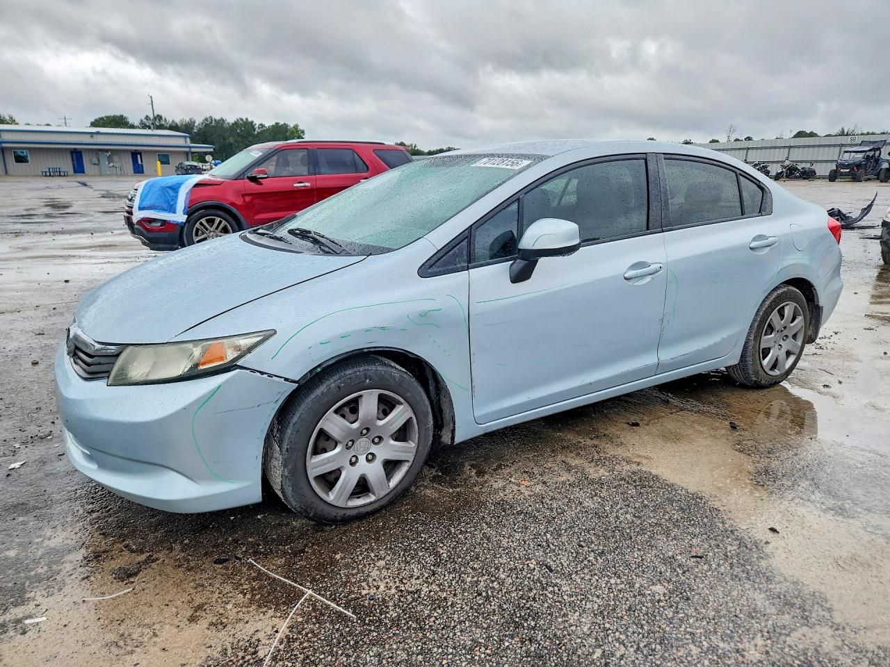 2012 HONDA CIVIC LX | 2HGFB2F57CH509670 | UPCARS
