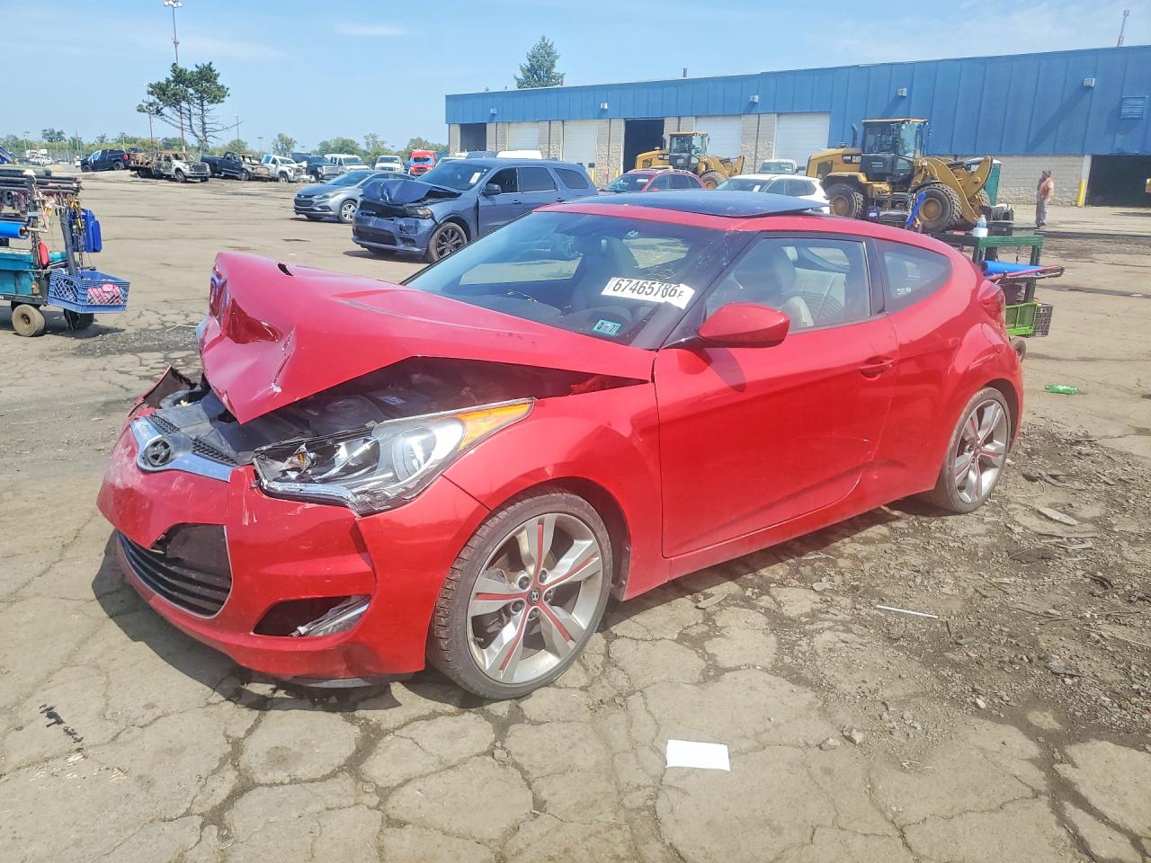 2013 HYUNDAI VELOSTER BASE | KMHTC6AD3DU086083 | UPCARS