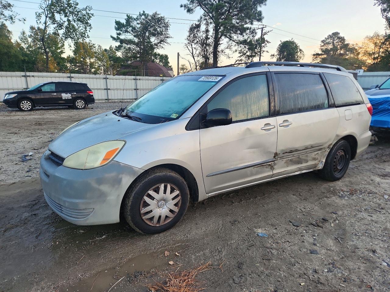 2004 TOYOTA SIENNA CE 8 PASSENGER | 5TDZA23C04S195588 | UPCARS