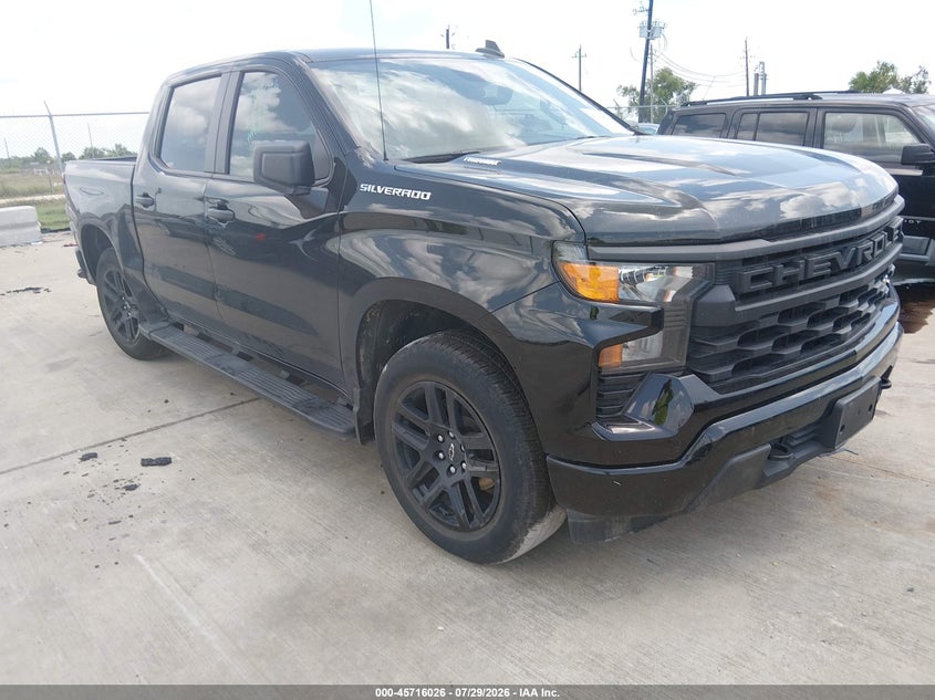 2025 CHEVROLET SILVERADO 1500 2WD  SHORT BED CUSTOM | 1GCPABEK8SZ259965 | UPCARS