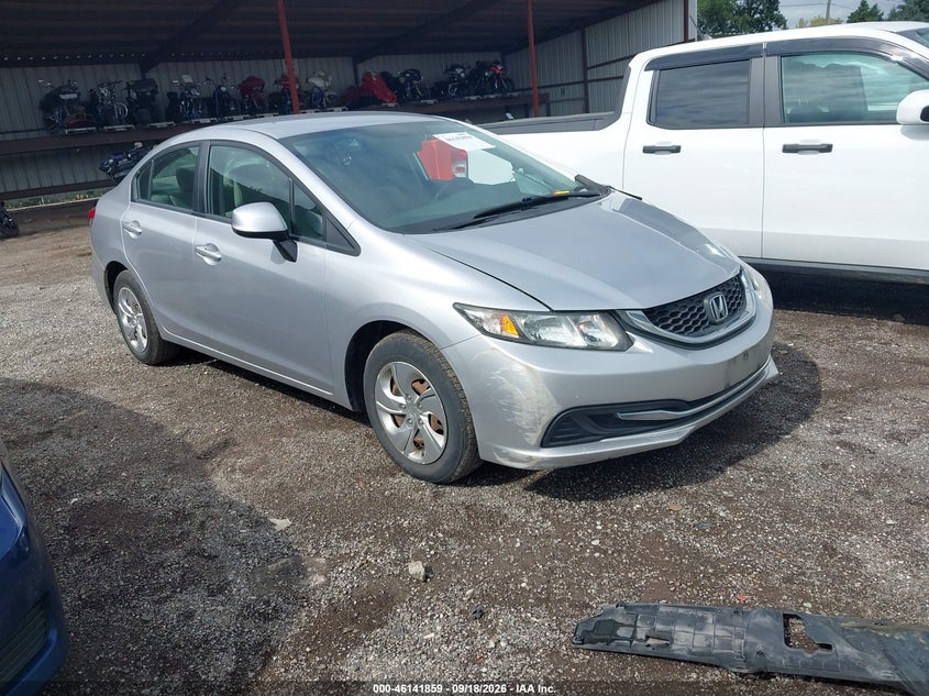 2013 HONDA CIVIC LX | 19XFB2F52DE026051 | UPCARS