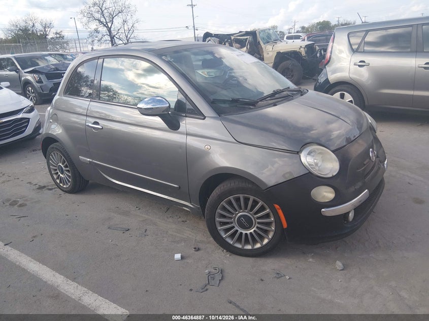2012 FIAT 500 LOUNGE | 3C3CFFCR2CT108575 | UPCARS